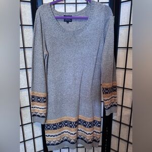 Angie Heather Gray Knit Sweater